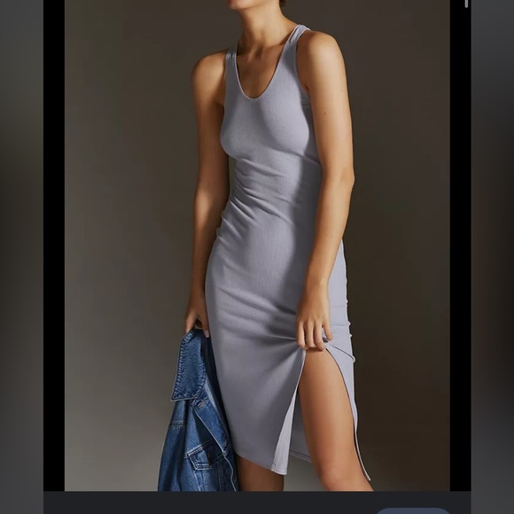 Anthropologie Bordeaux Sleeveless Tank Dress - Picture 3 of 13